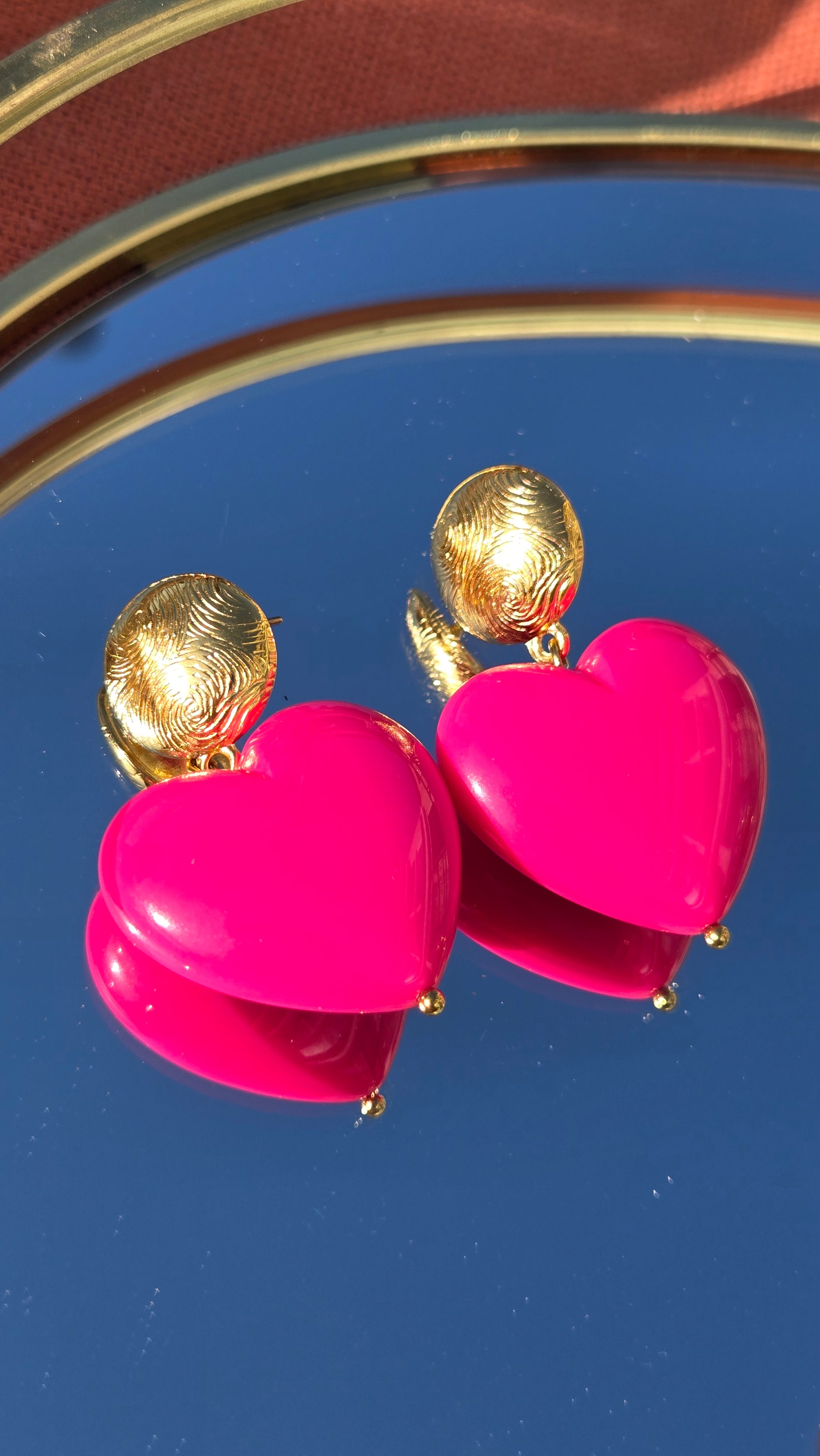 Boucles d'oreilles COEUR DE PECHE