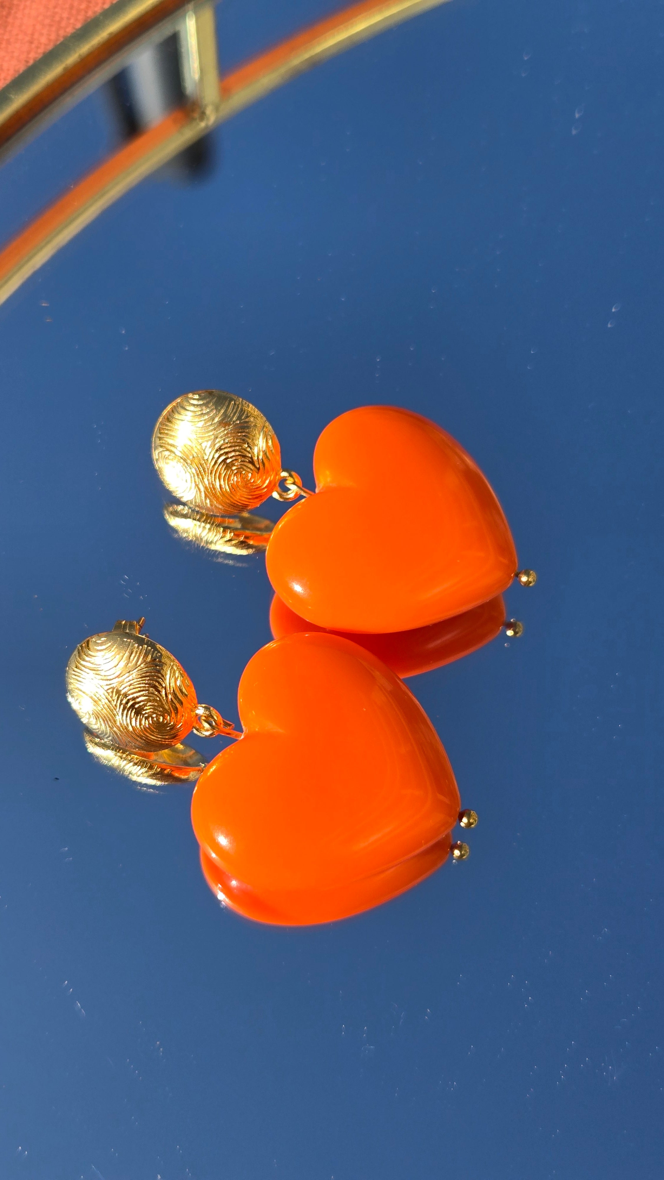 Boucles d'oreilles COEUR DE PECHE