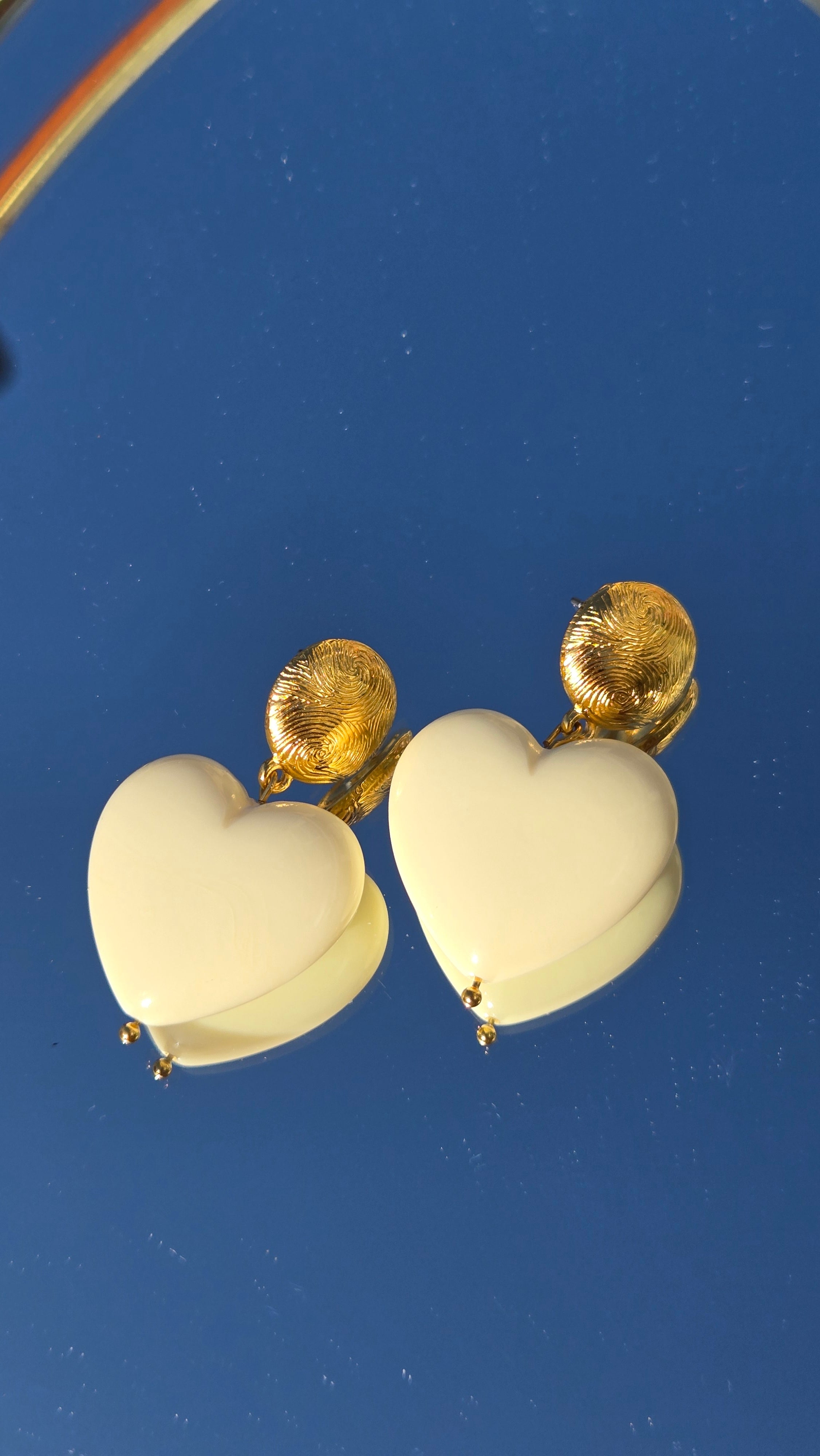 Boucles d'oreilles COEUR DE PECHE