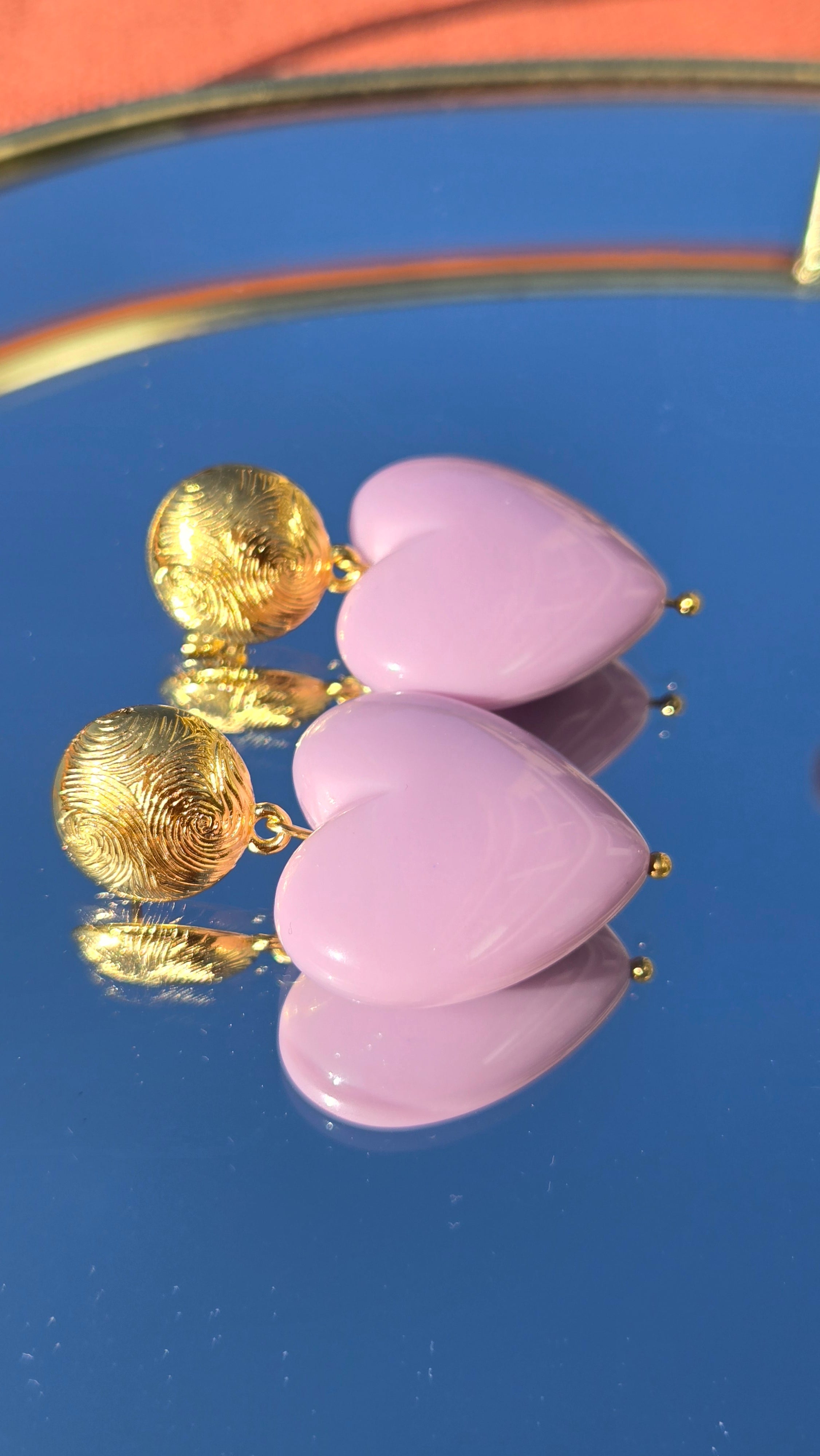 Boucles d'oreilles COEUR DE PECHE