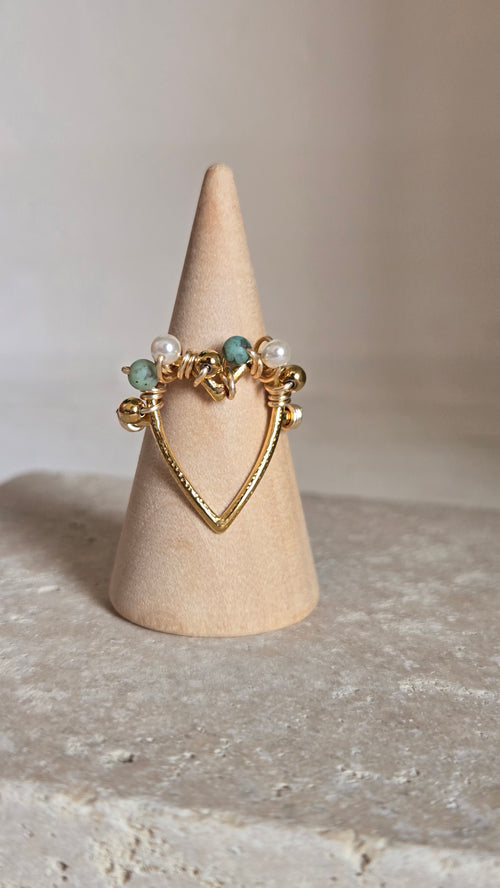 Coeur perlé